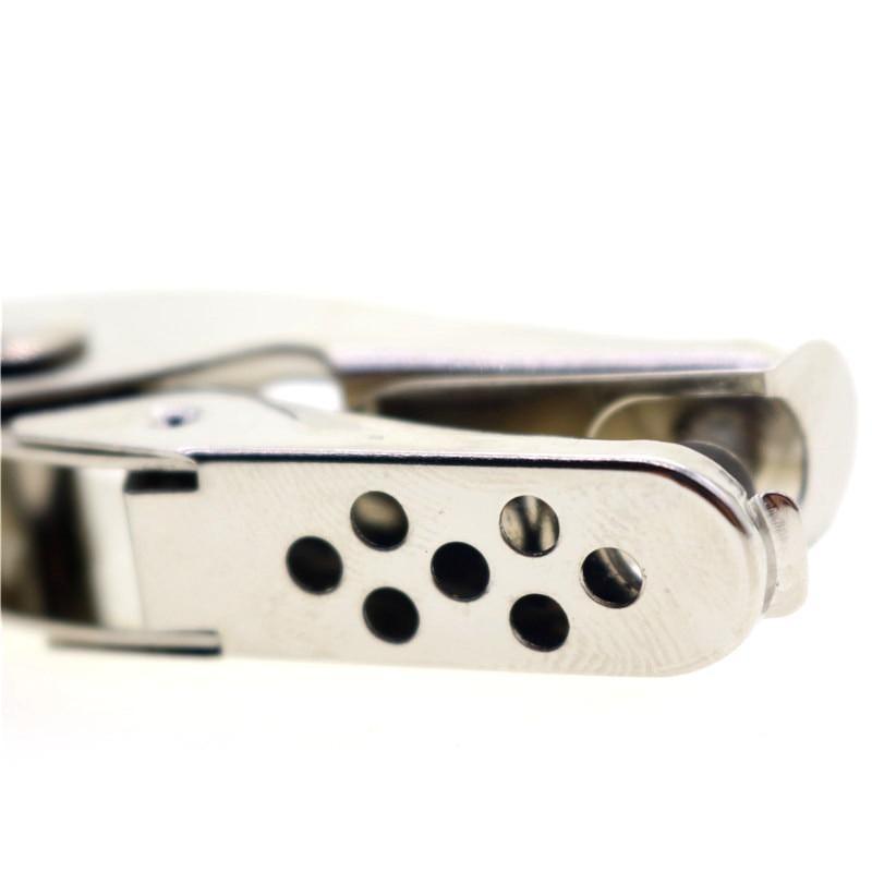 Metal Single Hole Puncher Hand Paper Punch Single Hole Scrapbooking Punches 8 Pages School Office