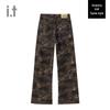 CHOCOOLATEi.t Unisex Camouflage Loose Fit Casual Pants