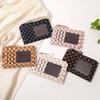 New Women's Short Wallet, Fashionable Contrasting Colors, Ultra-thin Student Small Card Bag, Zipper Change Bag.