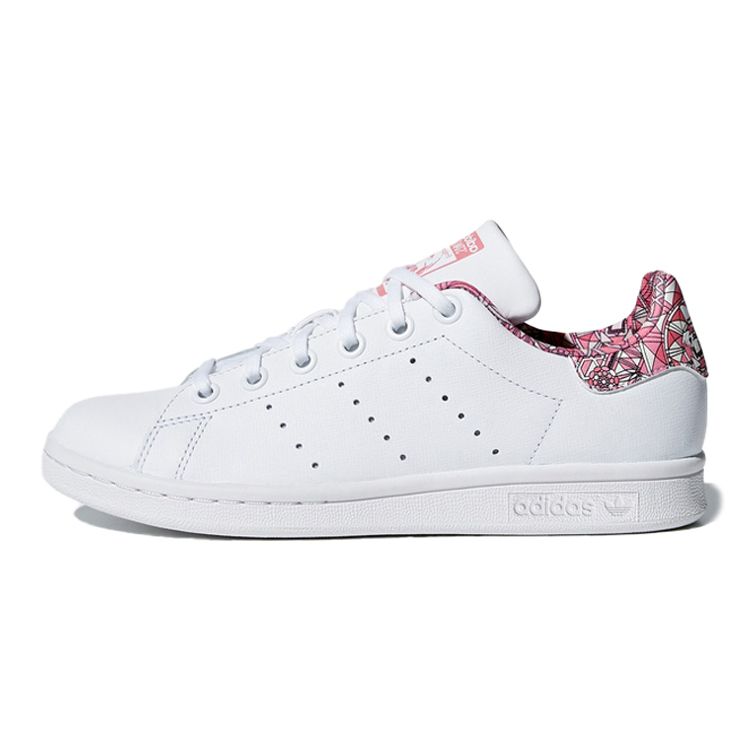 Adidas Originals J Comfortable Casual Low-Top Kids Skate Shoes Kids Sneakers White Pink CM8189