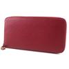 HERMES Azap silk in Purse Rouge Red Epsom/silk unisex Used