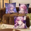 1pc Cartoon Anime Game Honkai Star Rail Fu Xuan Pillow Case Fashion Square Pillowcase Bedroom Sofa Room Ins Decoration Leisure