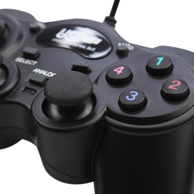 Buy USB Wired Gamepad Game Controller Dual Vibration Joystick For