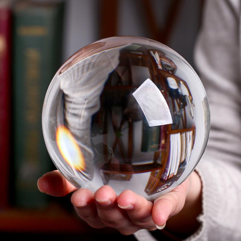 Clear 40/50/60/80/100/120/150mm Crystal Ball with K9 Crystal Glass Ball for Photography Prop Crystal Ball Furniture Decoration 40mm