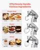 Stand Mixer, 4.2 L Electric Kitchen Mixer, 1500W Dough-Mixer, 10 + Pulse Speeds Tilt-head Food-Mixer with Stainless Steel Bowl, Dough Hook, Whisk,
