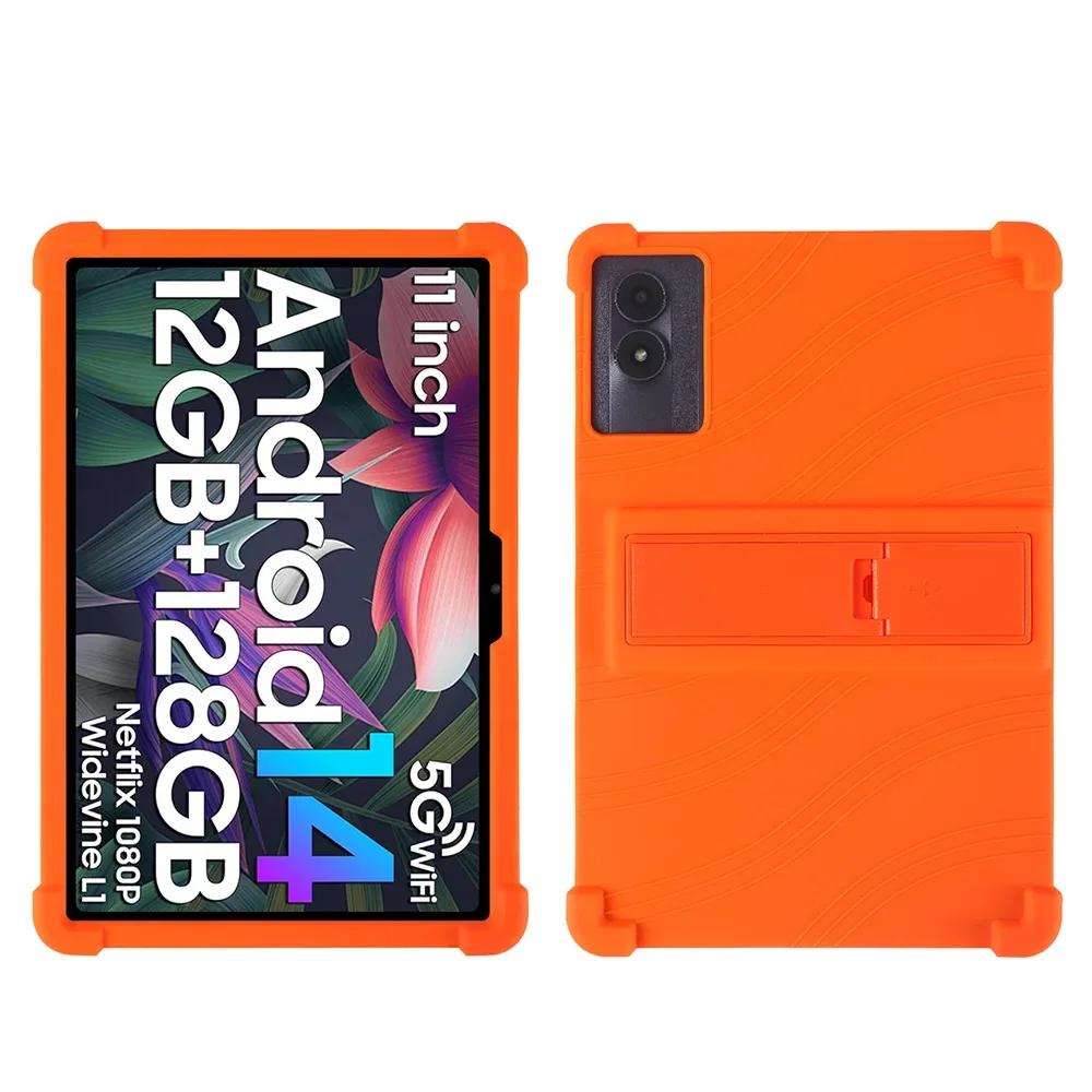 BlackView Tab 90 Wifi 10,92 Zoll Tablet Hülle Super Stoßfest Silikon Schutzhülle Ständer Abdeckung für BlackView Tab90 11" Weich