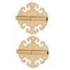 Antique Door Hinges Durable Brass Glossy Classic Antique Style Widely Used Gold Cabinet Hinges for
