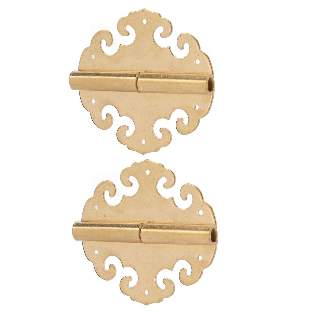 Antique Door Hinges Durable Brass Glossy Classic Antique Style Widely Used Gold Cabinet Hinges for