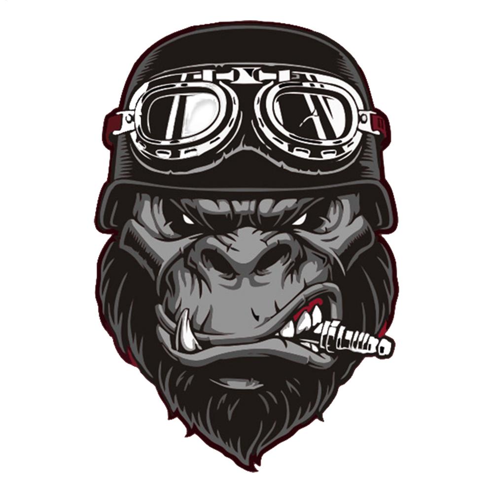 Autoaufkleber Orang-Utan Affe Wand Autoaufkleber Orang-Utan Kopf Aufkleber Affe Wand Autoaufkleber Kühlschrank Stoßstange Aufkleber