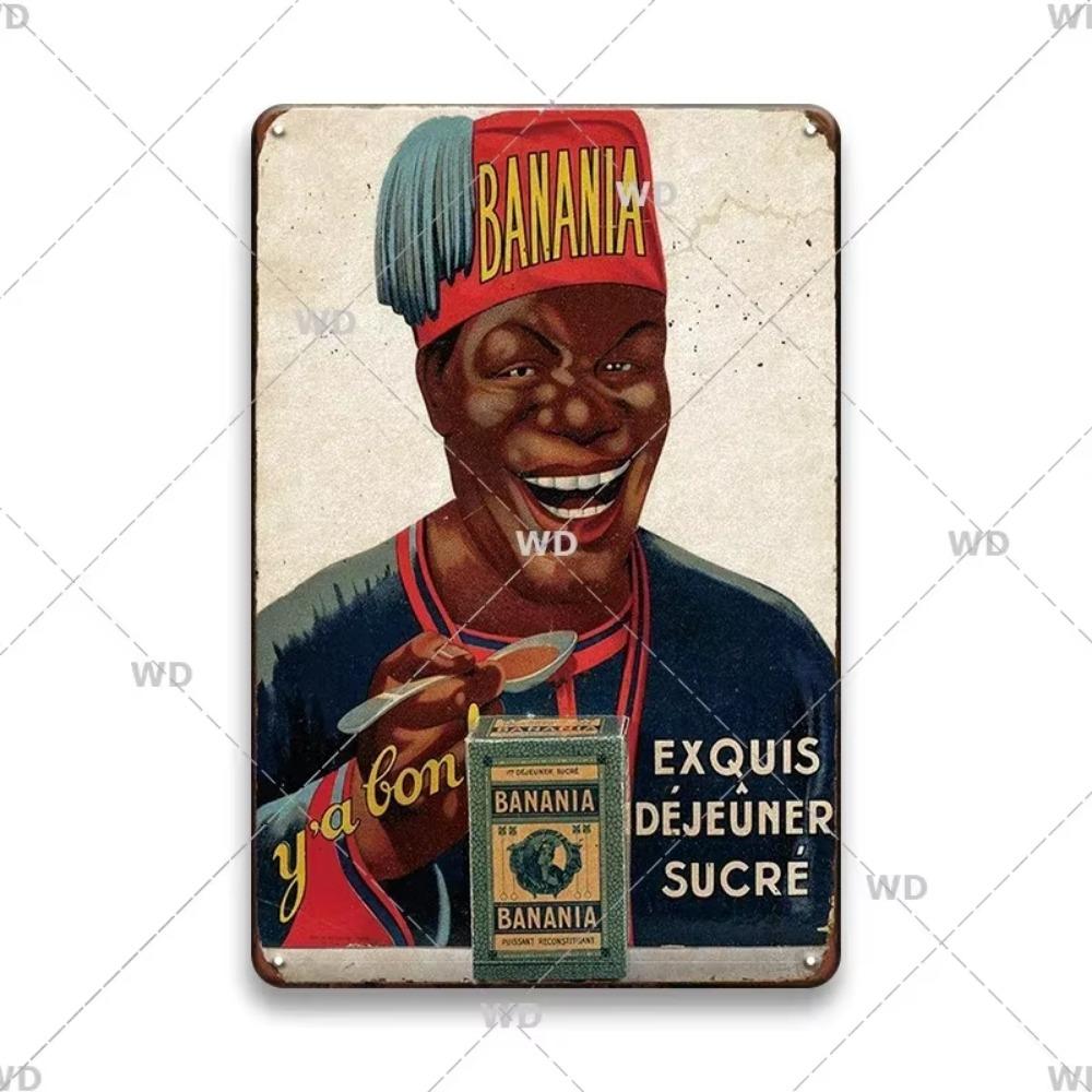 Chocolat Hot Drink Metal Poster Vintage Art Plate Signs Wall Deco Tin Sign Print Plaques Exquisite Crafts Decor Piece