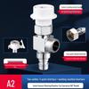 Dual Outlet Washing Machine Faucet Splitter Valve