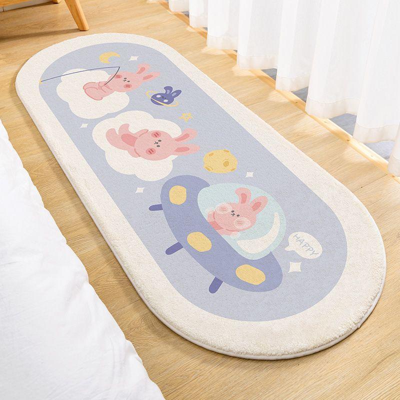 Bedroom Bed Rug Living Room Coffee Table Mat Toilet Door Toilet Door Absorbent Non-slip Foot Mat Bathroom Floor Mat