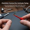 24PCS Plastic Fly Tying Pliers 56mm Hackle Pliers Portable Fishing Hackle Pliers  for Fly Tying