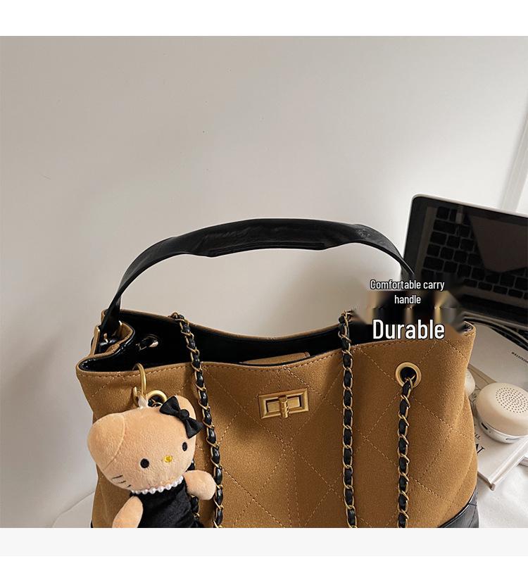Autumn 2025 Large Capacity Women's Chain Crossbody Shoulder Bag - Fashionable Commute Bag