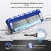 5-Blade Durable Manual Shaving Razor for Face