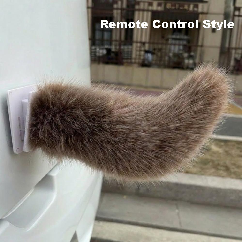 Fluffy Car Wagging Moving Tail Rechargeable Motorcycle Tail Ornament All Vehicles