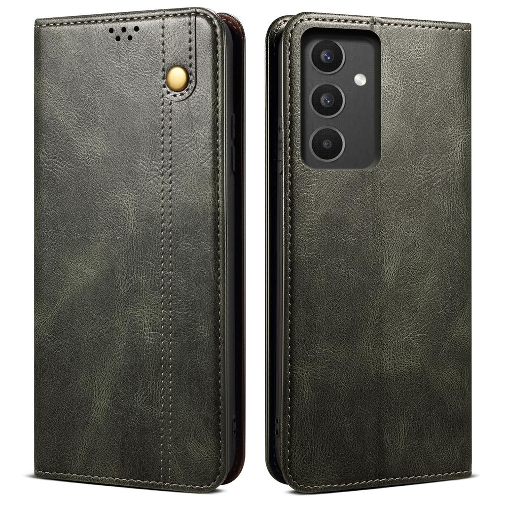 For Samsung Galaxy A13 4G/5G Case Crazy Horse Texture Waxy Leather Wallet Stand Phone Cover