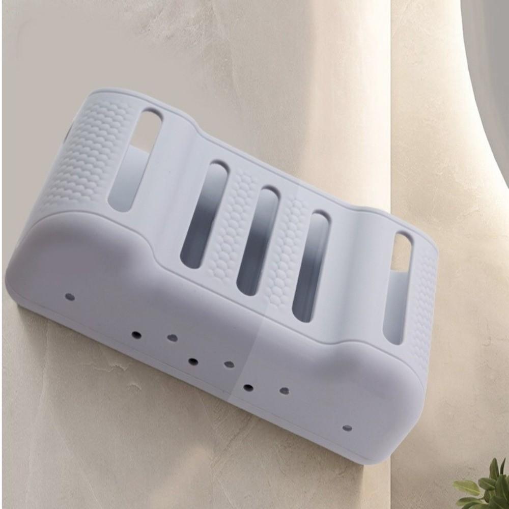 Wall Mounted Toothbrush Holder Partition Storage Bathroom Organizer  Countertop Organizer