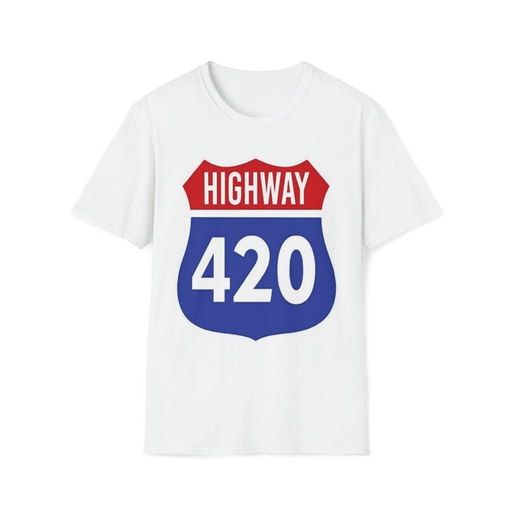 Унисекс хлопковая футболка. Футболка унисекс Weed Stoner 420 Highway M
