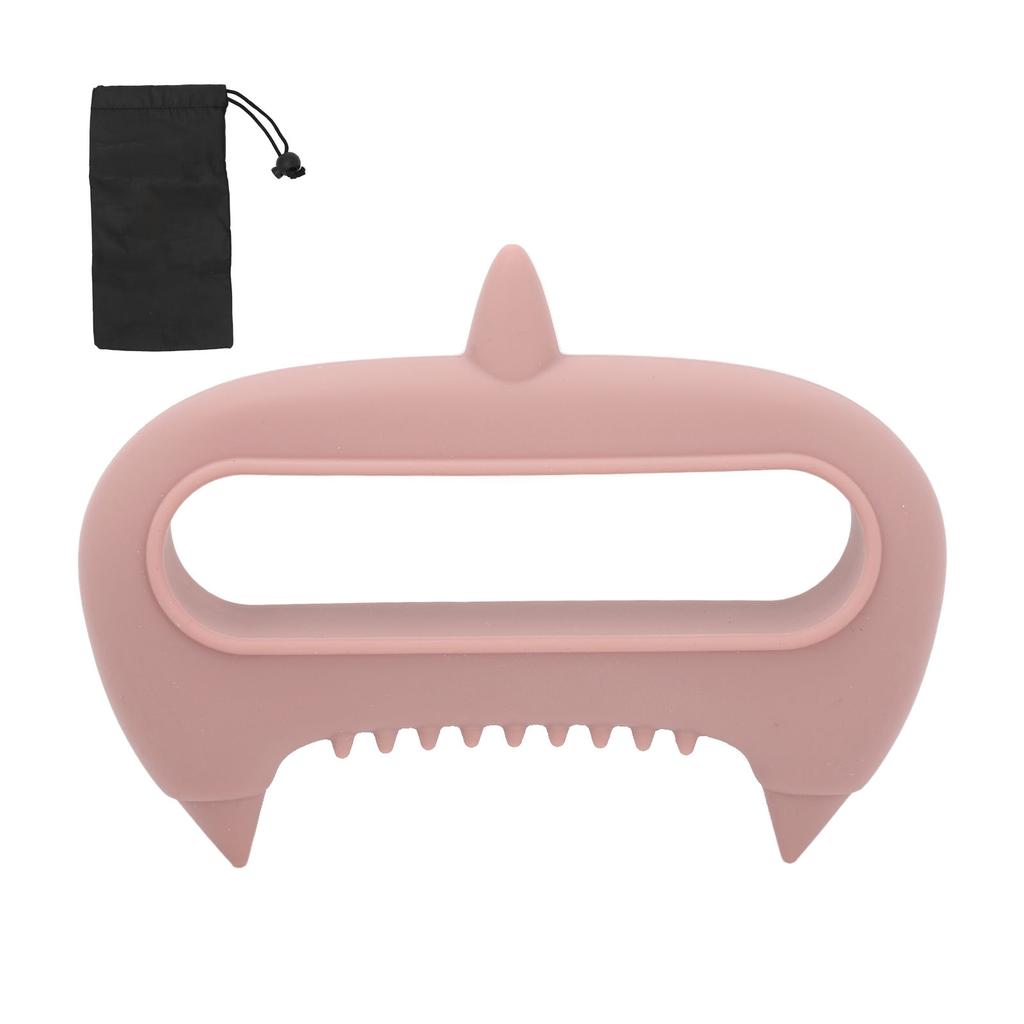 Multifunctional Acupoint Massager Promote Circulation Handheld Silicone Meridians Massage Tool Pink