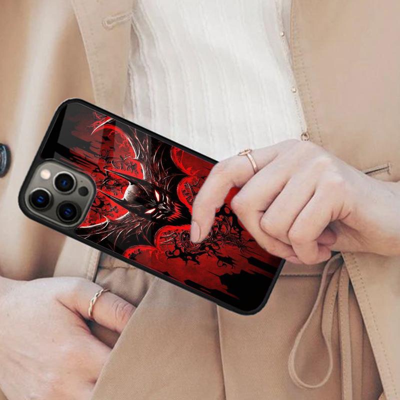 Gothic Vampire Bat Magnetic Phone Case For APPLE iPhone 17 Air 16 14 13 12 Pro Max 15 Plus Wireless Charge With MagSafe Cover