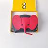 Baby elephant bag pu change bag bag pendant key ring creative card bag lipstick zipper bag