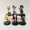 Demon Slayer Figures: 6 Styles - Tanjiro, Nezuko, and Zenitsu Collectible Gashapon Dolls