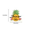 10/30/50PCS Pink Happy Summer PVC Sticky Sticker Aesthetic DIY Decoration Scrapbooking Children's School Supplies