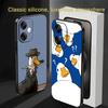 Cute D-DuckES Cartoon Phone Case For Xiaomi Redmi 14C 13C 12C Note14 13 12 11 10 Pro Plus S Soft Black Phone Cover
