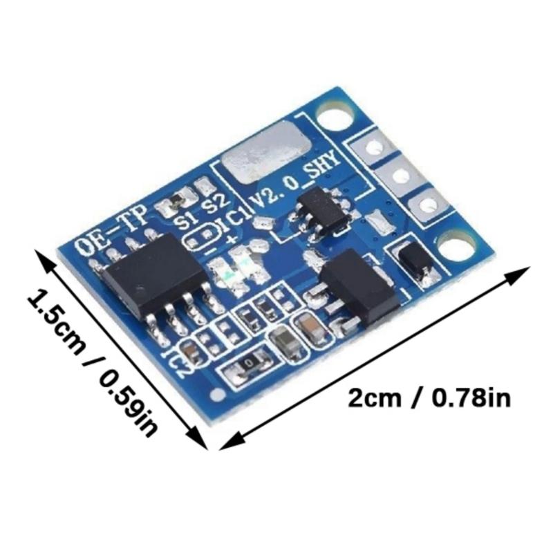 Digitaler Touch-Dimmer Kapazitive Touch-Schaltung 10A Kapazität Einstellbare Helligkeit Kompakt designt 5-20V Kompatibilität
