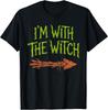 I'm with The Witch Easy Couples Halloween Adult Costume T-Shirt