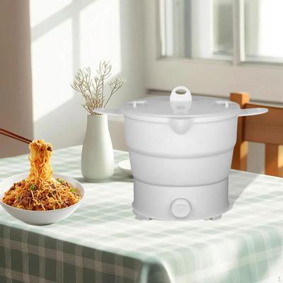 Mini Heating Pot with Steamer Water Boiling for Noodle Soup Cooking Rice