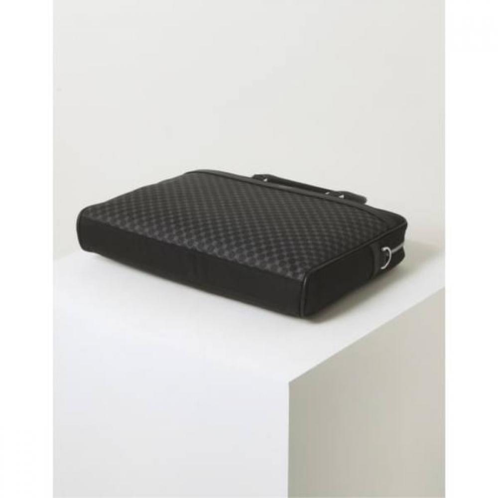 Daks Nylon Briefcase  Fits 15 Inch Laptop  Black Dd Pattern Dbba5f591bk