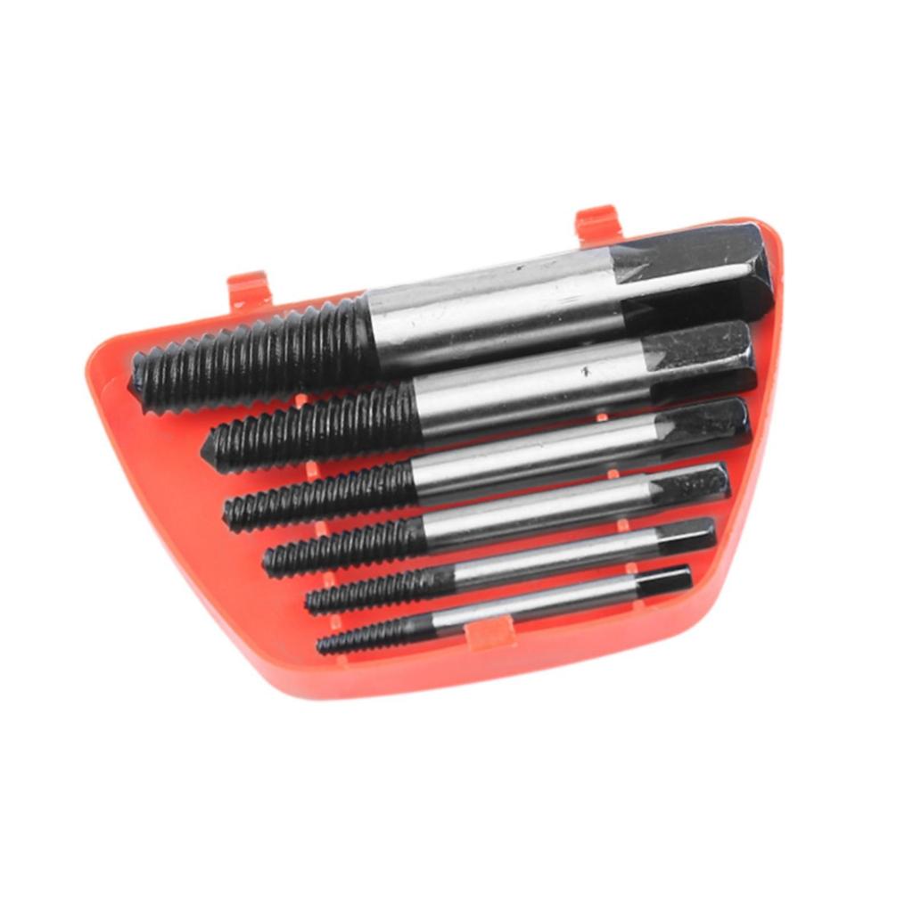 Screw Extractor Kit Sturdy Accessories for Professional Plumbing Repair Home 6pcs