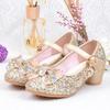 Infant Kids Baby Girls Pearl Crystal Bling Bowknot Single Princess Shoes Sandals