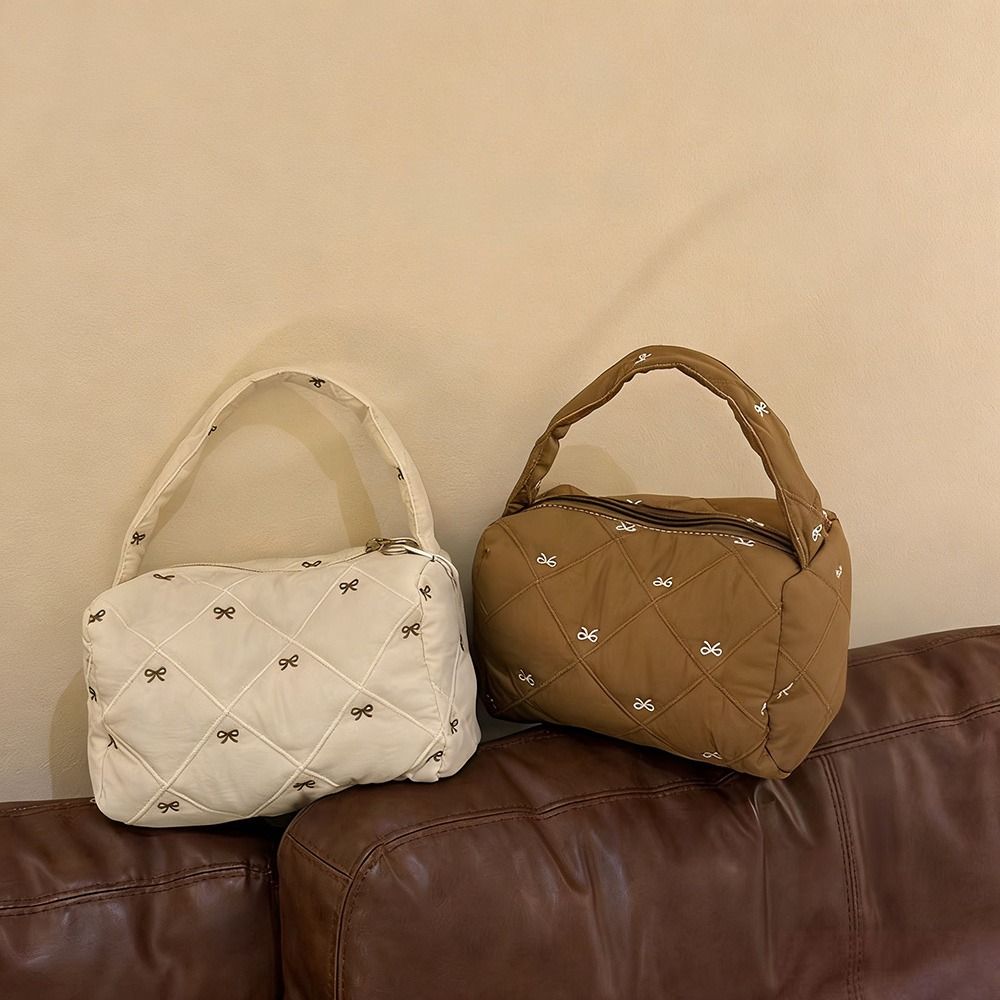New Bowknot Makeup Bag Zipper Waterproof Cosmetic Bag Large Capacity Toiletry Pouch Women