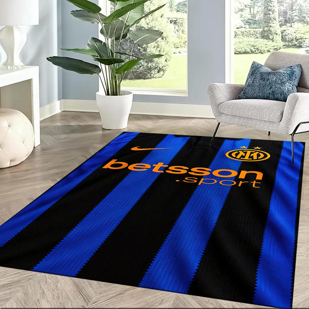 Inter Milan Floor Rug Office Rug Design For Game Room Balcony Hallway Foyer Antislip Rug Office Home Decor Birthdaychristmas Gift