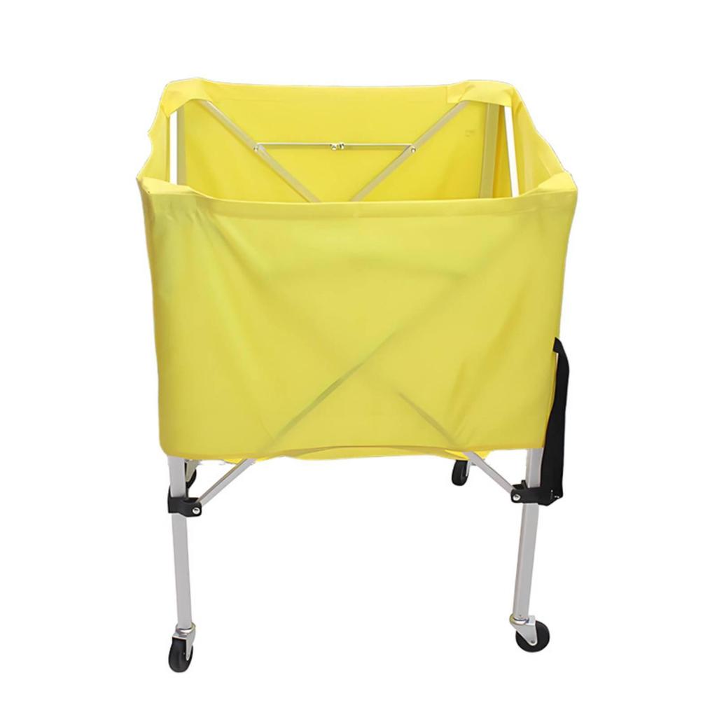 Foldable Ball Trolley Space Saving Folding Lightweight for Teachers