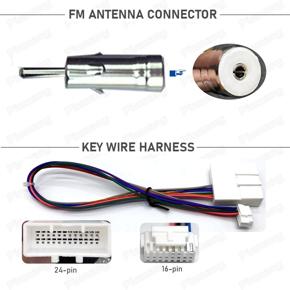 Car Radio Cable RNC2 Wire Harness Adapter with CAN Bus Decoder for Renault Modus Trafic Laguna Master Scenic Kangoo Clio Megane2