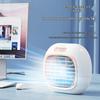 Compact USB Mini Desktop Air Conditioner Fan for Home, Office & Dorm – Cooling & Moisturizing Function