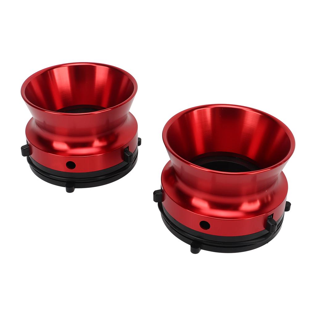 1 Paar Nab Hub Adapter Polierte Aluminiumlegierung 10in Öffner Universelles Ladegerät Rot