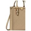 Tory Burch T Monogram Double T Logo Embossed Pattern Mini Tote Bag Women tote Clay 158515-200