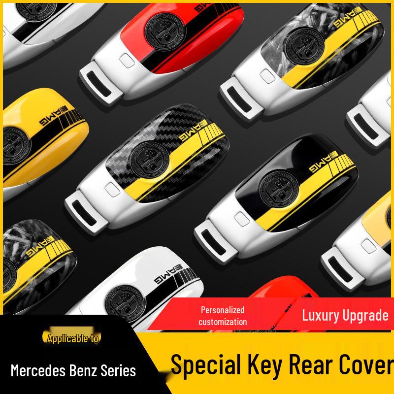 Mercedes Key Shell: A-Class, C-Class, E-Class, GLC300/E300L Replacement AMG Cover