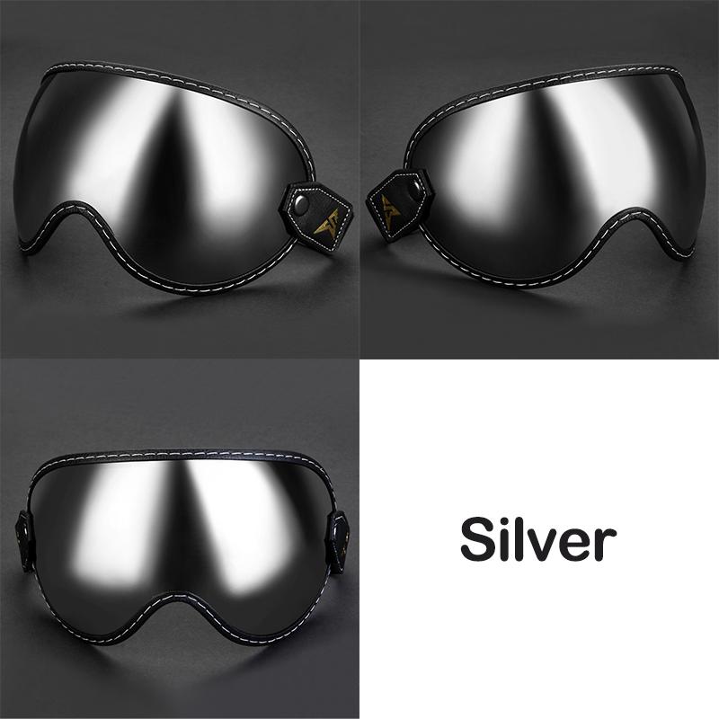 Universal Motorcycle Vintage Helmet Bubble Shield Visor Sunglasses Goggles Accessories Fit All Vintage Retro Open Face Half