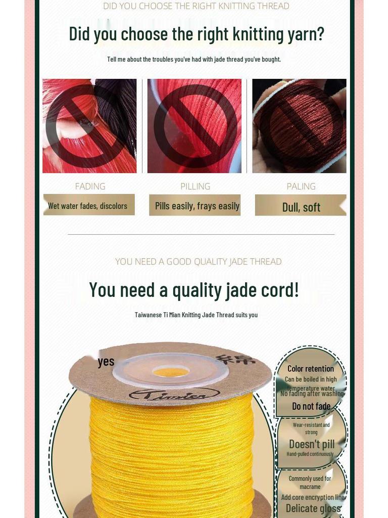 Five-Color Bracelet Weaving Rope: Vajra Jade Thread for Wenwan, Buddhist Beads, Star Moon Bodhi & Beading Strings