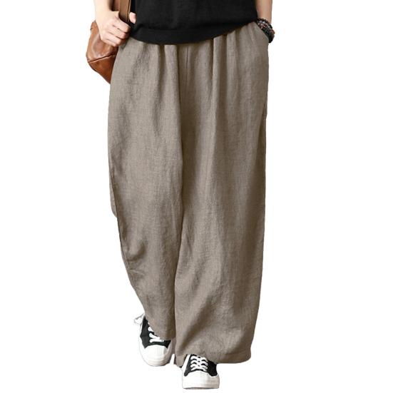 

Довгі штани Дихаючі Зручні Вільні Повсякденні Штани-гареми для вулиці M абрикосовий