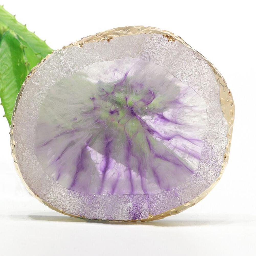 Yousheng Resin Nail Art Gel Polish Color Palette Display Board Holder Plate Manicure Tool