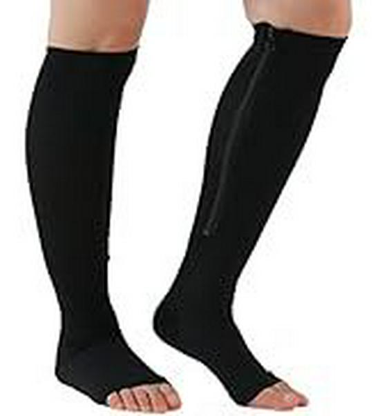 

Мужские и женские компрессионные спортивные носки на молнии - Дышащие носки для поддержки икр L/XL