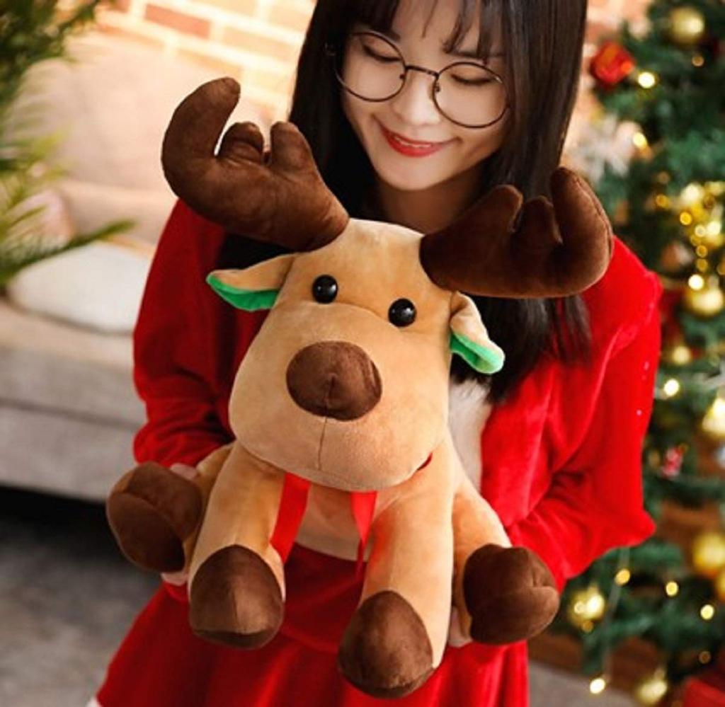 Christmas Reindeer Plush Bring a Soothing Reindeer Into Your Gift Toy. Room! (45cm)
