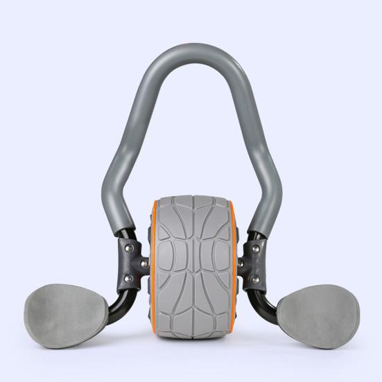 Abs Roller Wheel with Elbow Support Knee Pad 4D Abs Roller Mute Exercise Wheels Core Fitness Workout Equipment